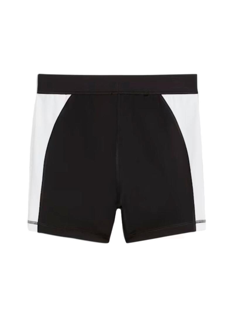 Short Malla Mujer Puma Strong Negro Blannco