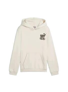Sudadera Niño/a Puma Ess  Beige