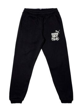 Pantalon Niño/a Puma Ess  Negro