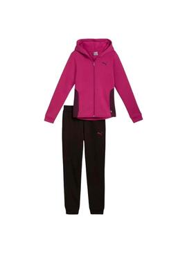 Chandal Niña Puma Sweat Granate