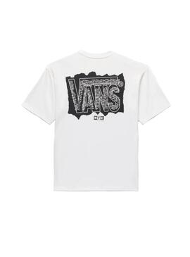 Camiseta Hombre Vans Mte Off Blanca