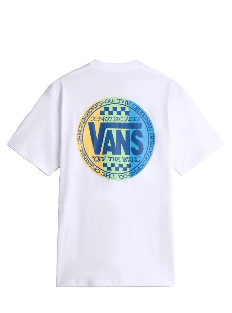 Camiseta Hombre Vans Retro Co Blanca