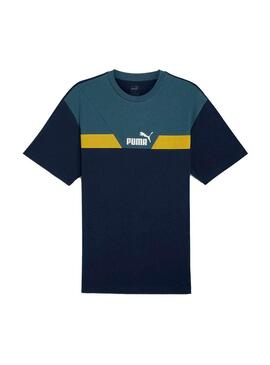 Camiseta Hombre Puma Power Azul
