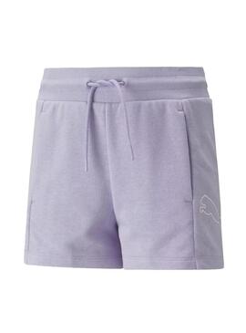Pantalón corto Niña Puma Power Lila