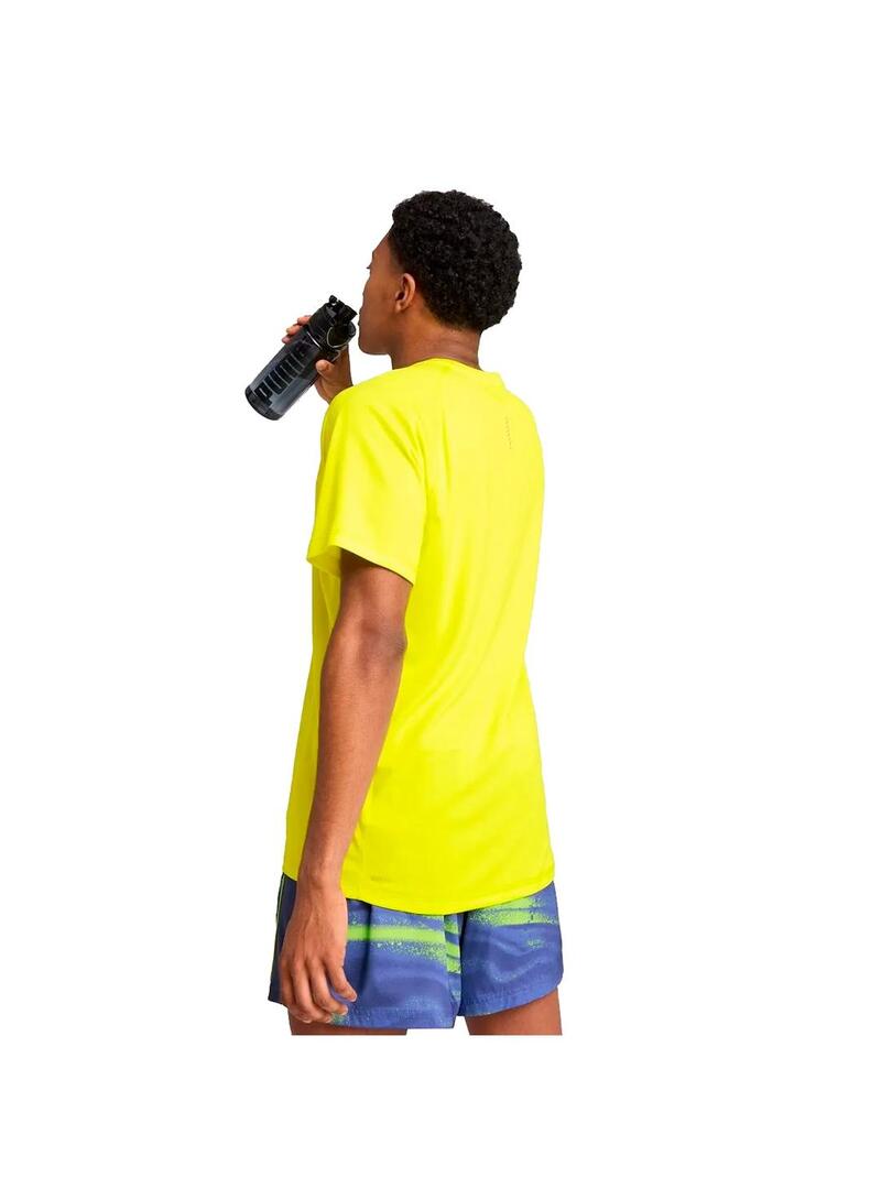 Camiseta Hombre Puma Run Velocity Verde Fluor