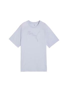 Camiseta Mujer Puma Evostripe Lila