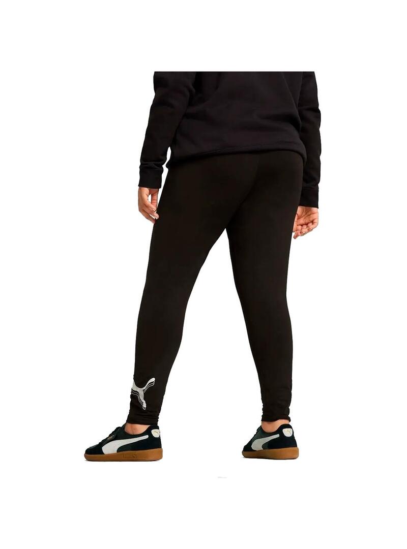 Malla Mujer Puma Ess Metalic Negra