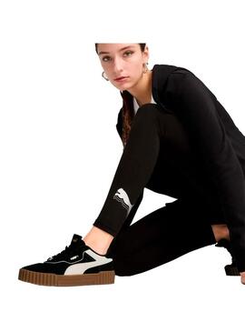 Malla Mujer Puma Ess Metalic Negra