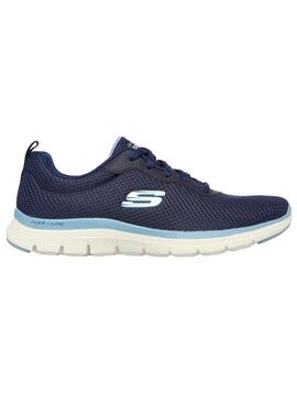 Zapatilla Mujer Skechers Flex Appeal Marino