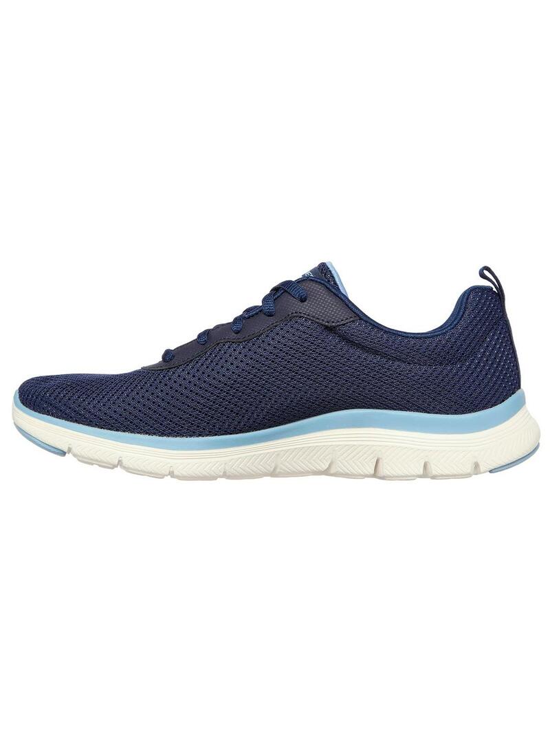 Zapatilla Mujer Skechers Flex Appeal Marino