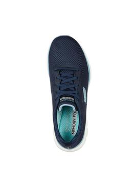 Zapatilla Mujer Skechers Flex Appeal Marino