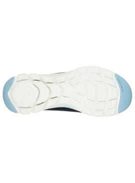 Zapatilla Mujer Skechers Flex Appeal Marino