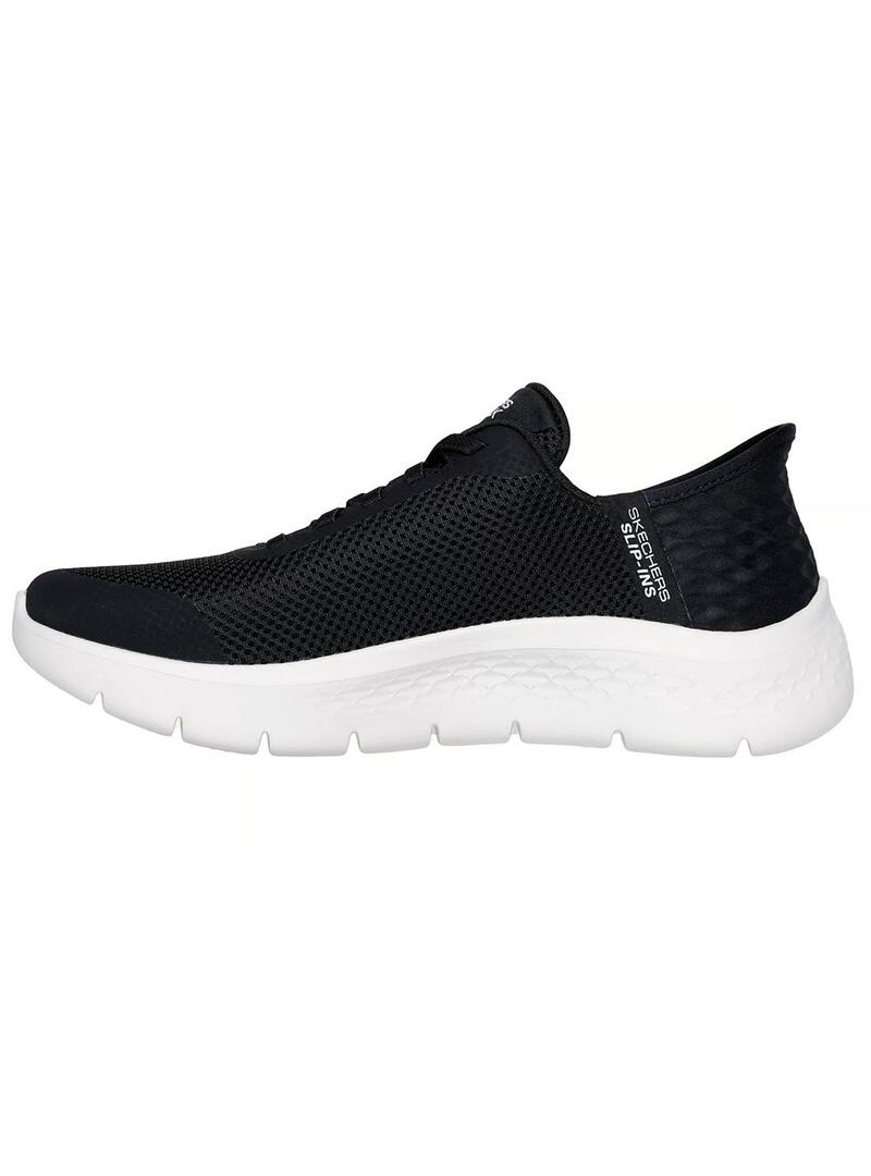 Zapatilla Mujer Skechers Go Walk Flex Negro/Blanco