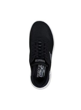 Zapatilla Mujer Skechers Go Walk Flex Negro/Blanco
