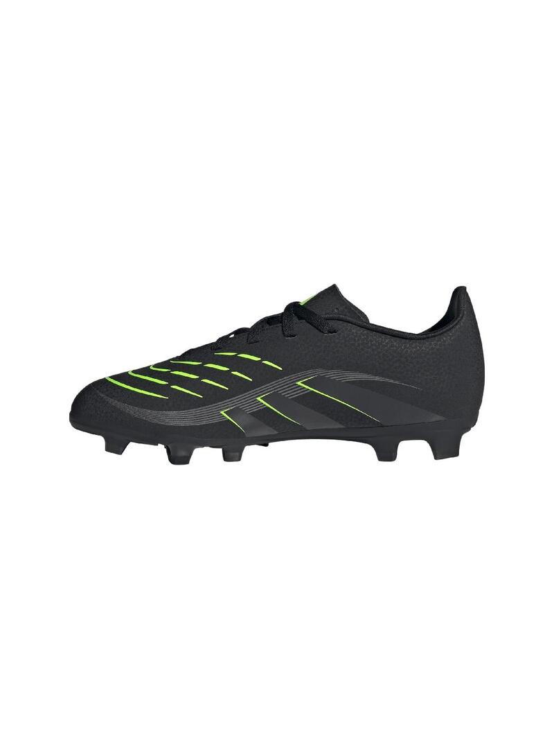 Bota Futbol Niño/a adidas Predator FG MG Negra Fluor