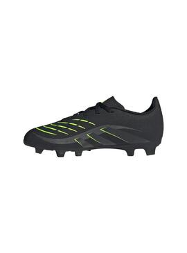 Bota Futbol Niño/a adidas Predator FG MG Negra Fluor