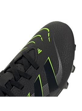 Bota Futbol Niño/a adidas Predator FG MG Negra Fluor