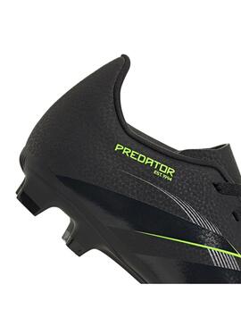 Bota Futbol Niño/a adidas Predator FG MG Negra Fluor