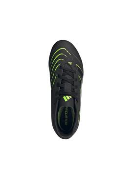 Bota Futbol Niño/a adidas Predator FG MG Negra Fluor