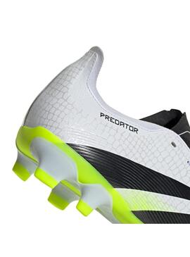 Bota Futbol Hombre adidas Predator League Blanca Fluor