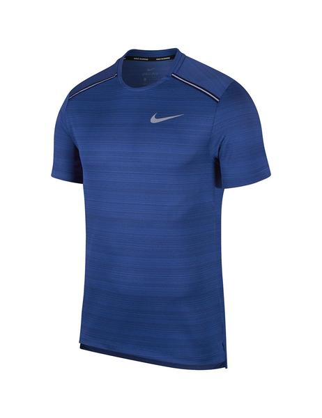 Cuando adyacente Templado Camiseta Hombre Nike Dry-FIT Miler top Azul Royal