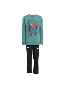 Chandal Junior adidas Marvel Verde