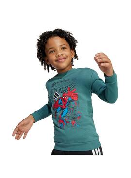 Chandal Junior adidas Marvel Verde
