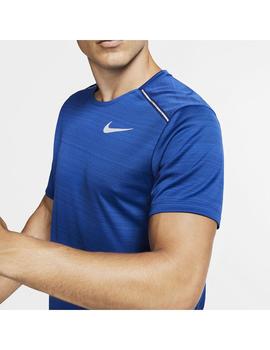 Camiseta Hombre Nike Dry-FIT Miler top Azul Royal