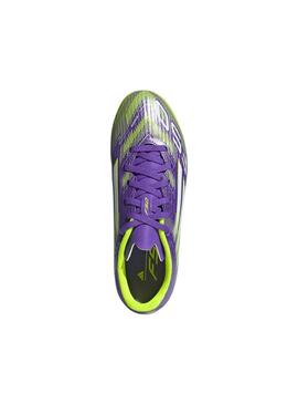 Bota Fútbol Junior adidas F50 League MG Morado