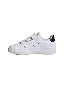 Zapatilla Niño/a adidas Advantage Base 2.0 Blanca Negra
