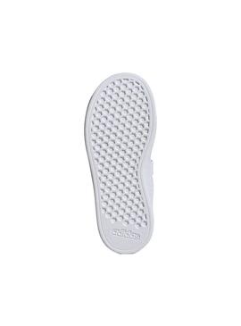 Zapatilla Niño/a adidas Advantage Base 2.0 Blanca Negra