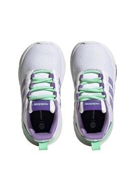 Zapatilla Niñ@ adidas Racer Tr21 Blanca Morada