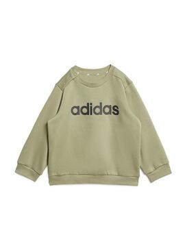 Chandal Niño/a adidas Lin Fl Verde