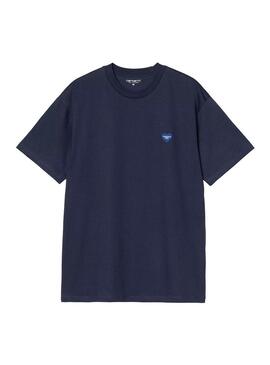Camiseta Hombre Carhartt WIP Heart Azul