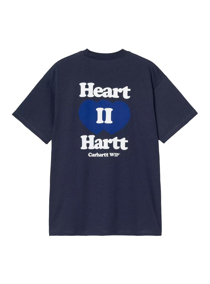 Camiseta Hombre Carhartt WIP Heart Azul