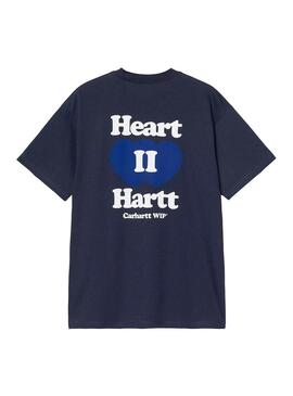 Camiseta Hombre Carhartt WIP Heart Azul