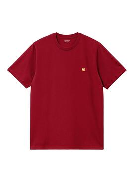 Camiseta Hombe Carhartt WIP Chase Granate