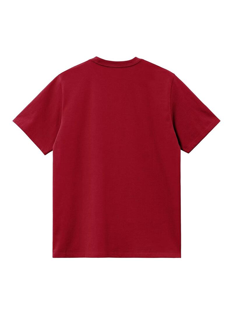 Camiseta Hombe Carhartt WIP Chase Granate