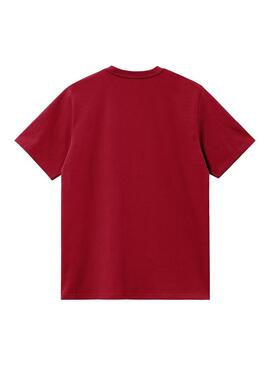 Camiseta Hombe Carhartt WIP Chase Granate