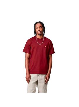 Camiseta Hombe Carhartt WIP Chase Granate