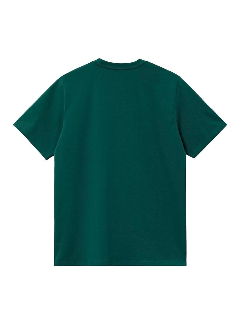 Camiseta Hombre Carhartt WIP Chase Verde