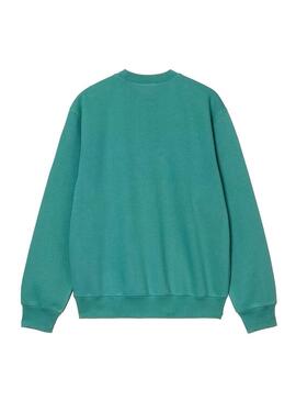 Sudadera Hombre Carhartt WIP Masterpiece Verde Rosa