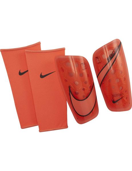 repollo Idealmente punto Espinillera Unisex Nike Mercurial Lite Naranja