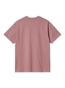 Camiseta Hombre Carhartt WIP Pocket Granate