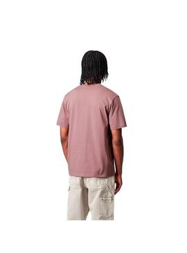 Camiseta Hombre Carhartt WIP Pocket Granate