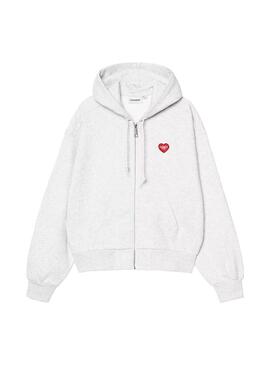 Sudadera Mujer Carhartt WIP Hooded Gris