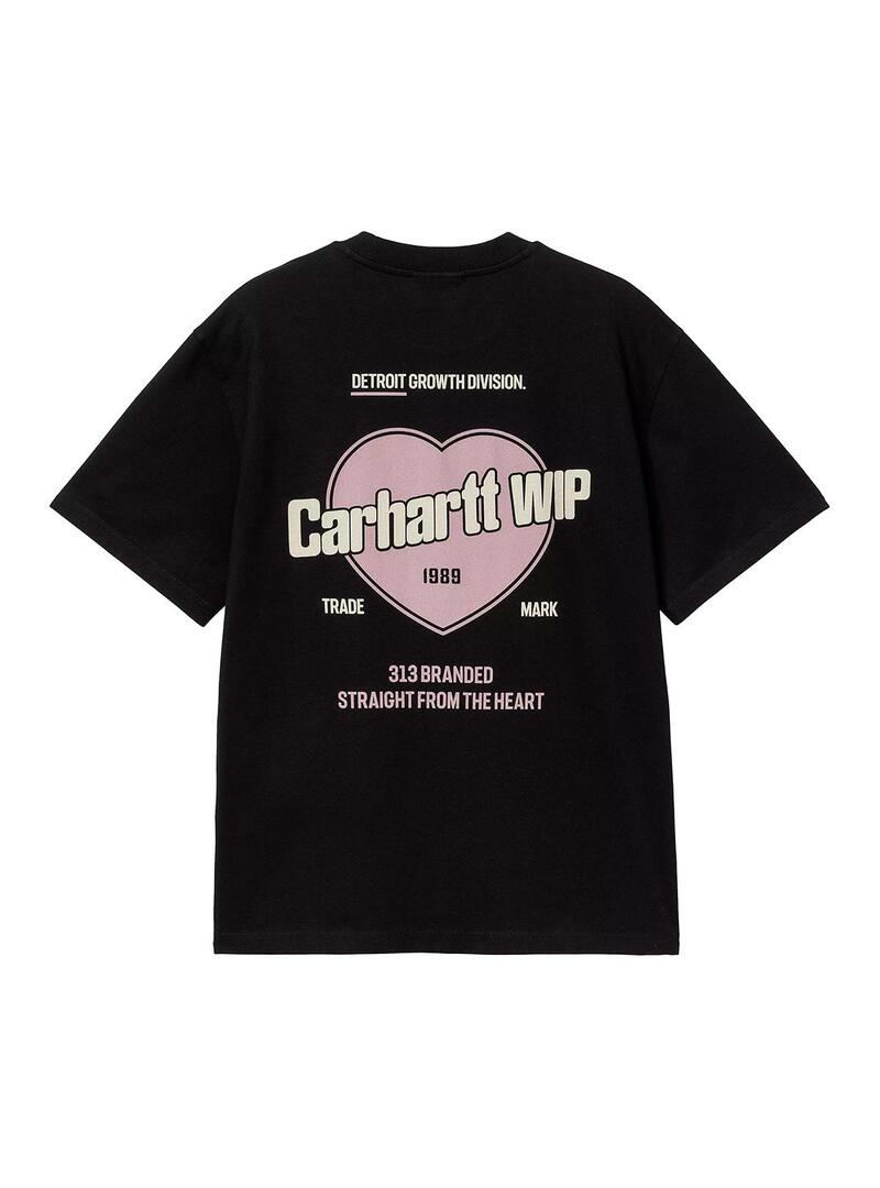 Camiseta Mujer Carhartt WIP Growth Negra