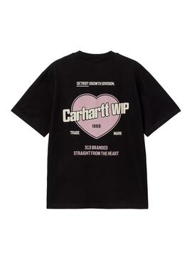Camiseta Mujer Carhartt WIP Growth Negra