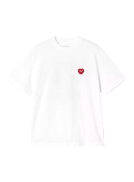 Camiseta Mujer Carhartt WIP Heart II Blanca