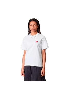 Camiseta Mujer Carhartt WIP Heart II Blanca